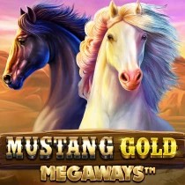 Mustang Gold Megaways game by Pragmatic Play – logo hosted on Jugabet